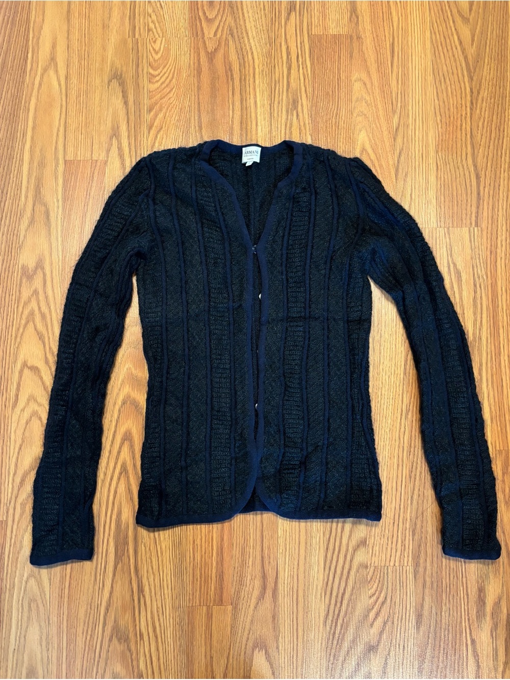 Armani Collezioni Wool Blend Cardigan Size 4